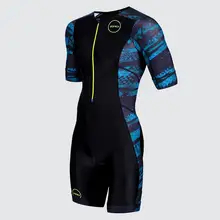 Zone3 – maillot de bain à manches courtes pour hommes, Triathlon, vélo, course à roulettes, vêtements, combinaison