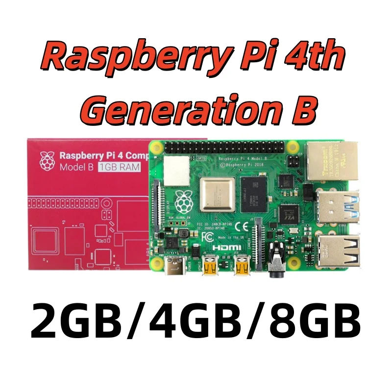 Raspberry Pi 4th Generation / B Model RaspberryPi 4 4B 8GB Development ...