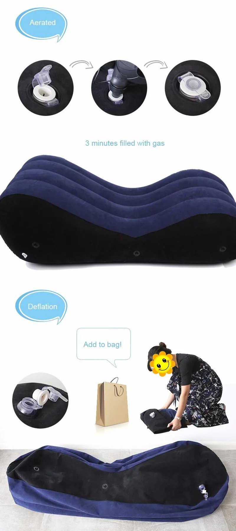 Capsule Yoga Ball Inflatable Sofa Exercise Gymnastic Fitness Pilates Ball Balance Exercise Gym Fitness Yoga Core Training