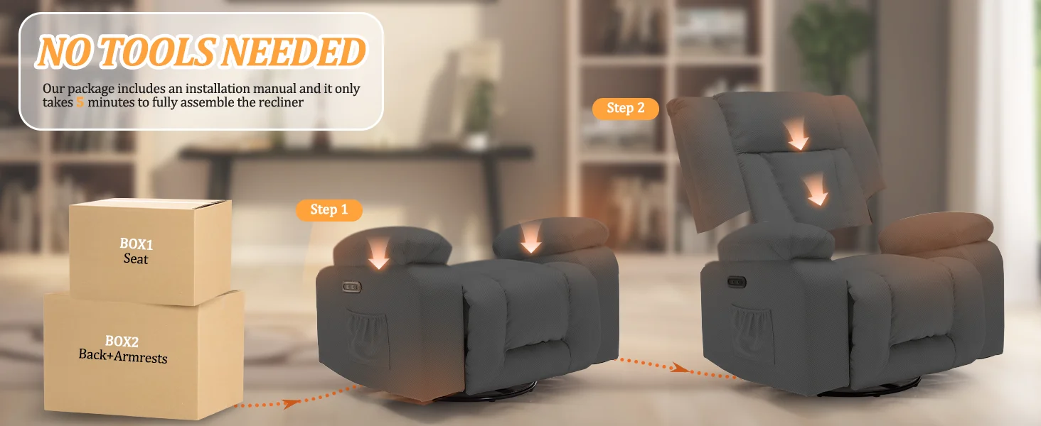 oversize recliner