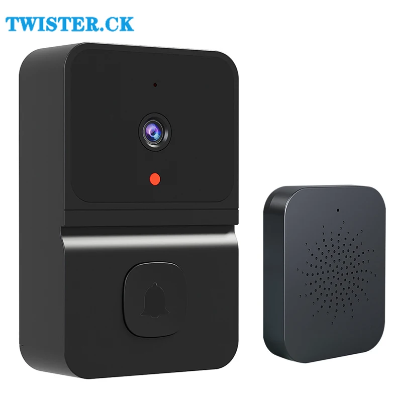 

New Z30Pro Video Doorbell 2.4GHz WiFi Security Doorbell Camera With Chime Cloud Storage Night Vision Smart Video Door Bell
