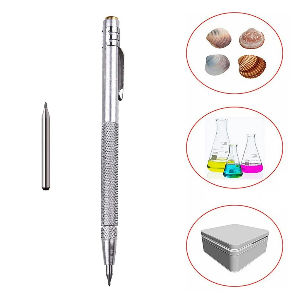 1set Glass Cutting Tool Diamond Cutter Lettering Pen Engraver Tungsten Carbide Tip For Ceramic Stainless Steel Tools Spare Parts 2