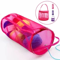 Portable Yarn Storage Bag Hollow Mesh Knitting Wool Yarn Bags Crochet Yarn Handbag Organizer Weave Tools Sewing Accessories 1