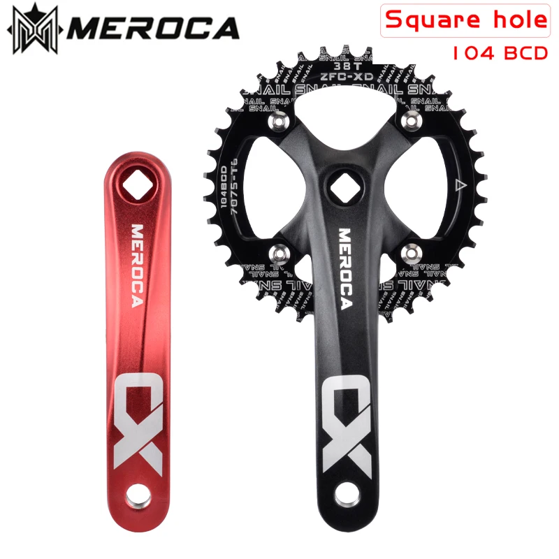 VGEBY1 Pédalier de Vélo, 170mm Vélo Pédalier Fixie Manivelle en Alliage d'Aluminium Chainwheel