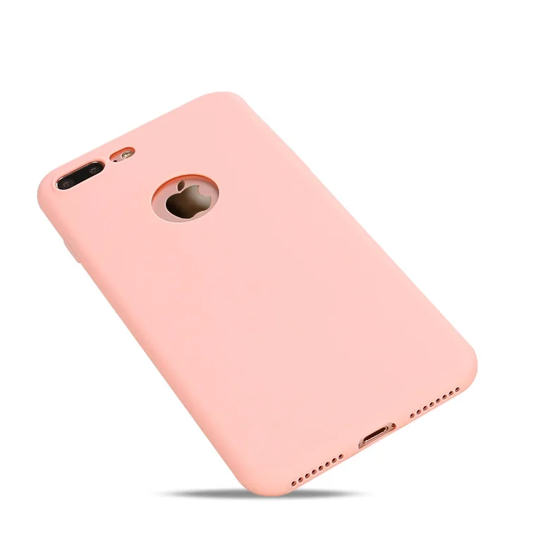 Matte Soft Silicone Candy Pudding Phone Protector Case