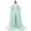 108133-ac2671.jpg Femmes musulmanes en mousseline de soie Hijab châles écharpe Modal coton Jersey Hijabs plaine douce pour femme musulman Voile bandeau 70*180 cm islamique