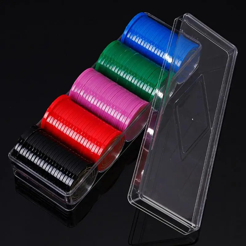 Poker Chip Tray Card Playing Table 5 Grids Acrylic Poker Chip Display Holders Each Holds 100 Chips For Beginners And Experienced poker chips