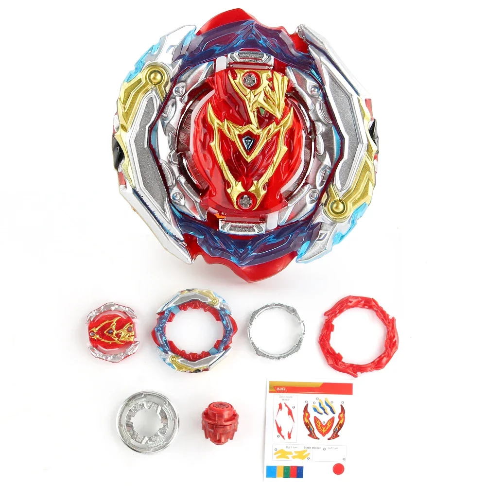 Bey Burst B-201 Zest Achilles Booster Spinning Top 3in1 Gyro Beys Only without Launcher Xmas spinning top toy gyro toupie battle tops beyblades burst gyro battle top toy beyblade toys gyroscope toy