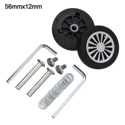 Durable Universal Luggage Replacement Wheels Repair Kit (56mm x 12mm)