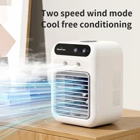 USB ชาร์จ Mini Air Conditioner พัดลมพัดลมระบายความร้อนแบบพกพา 1800mAh แบตเตอรี่ Air Circulator Humidifier - สําหรับโฮมออฟฟิศ 4
