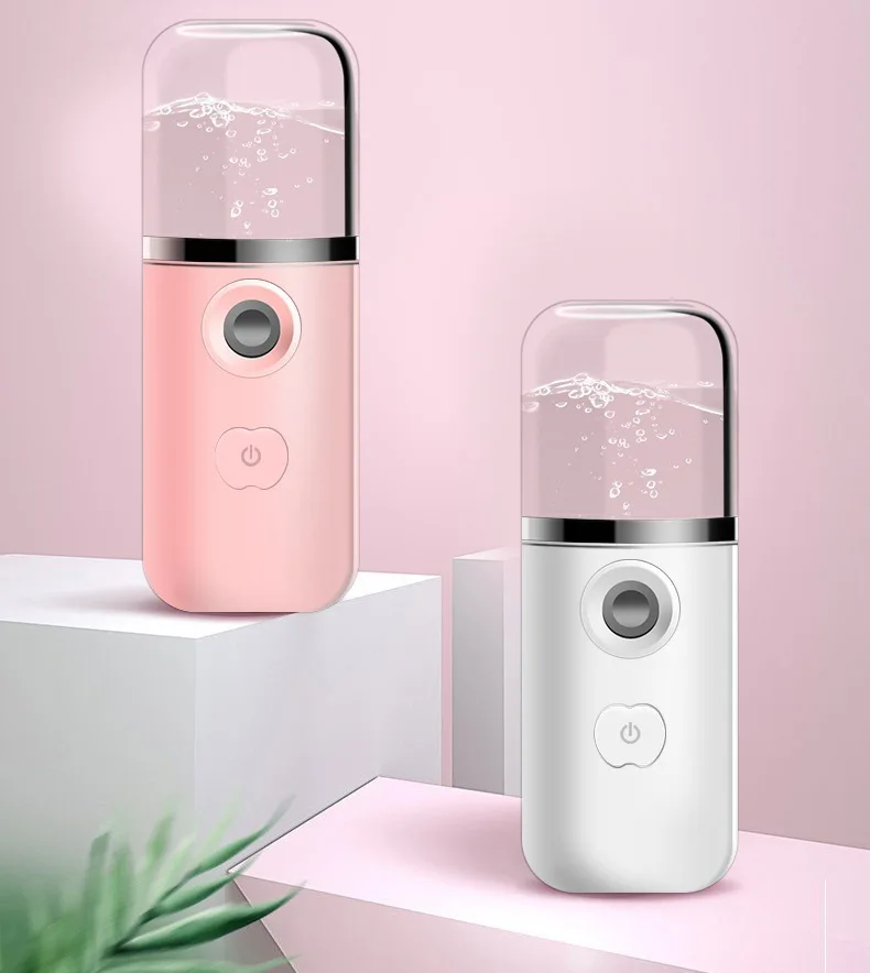 Description Picture 3 of itemPortable Mini Ultrasonic Humidifier Facial Sprayer Beauty Device Moisturizing Skin Care USB Rechargeable Skincare Tool