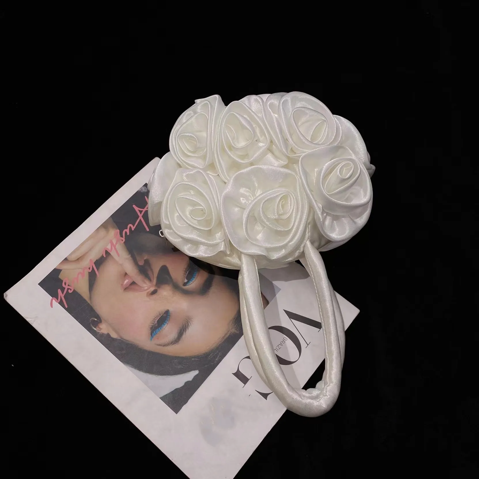 Hot Sale Evening Bag Flower Wedding Bags for Bride Purse and handbags Wedding Party day Clutches All Match Colorful Totes