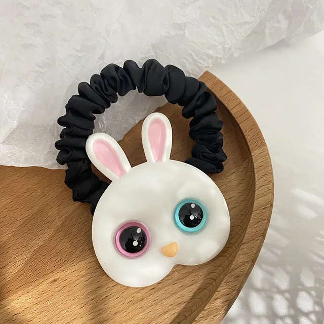 2022 New Women Cute Cat Rubber Bands Elastic Hair Bands Korean Headwear Children For Girls Lovely Hair Accessories Ornaments style 5