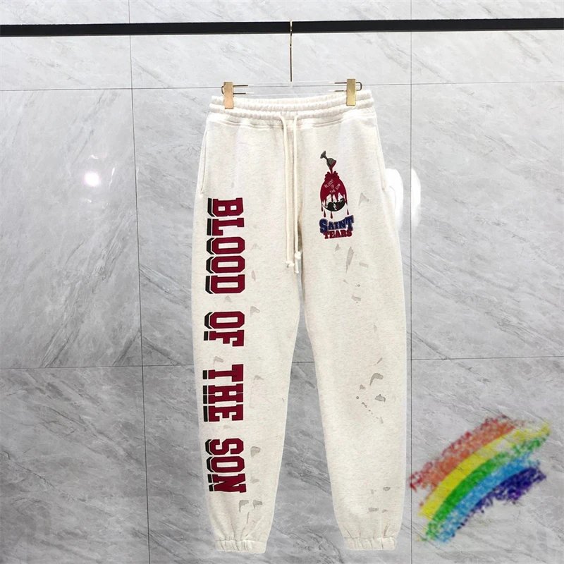 

2023fw Saint Michael Sweatpants Men Women Best Quality Jogger Drawstring Pants
