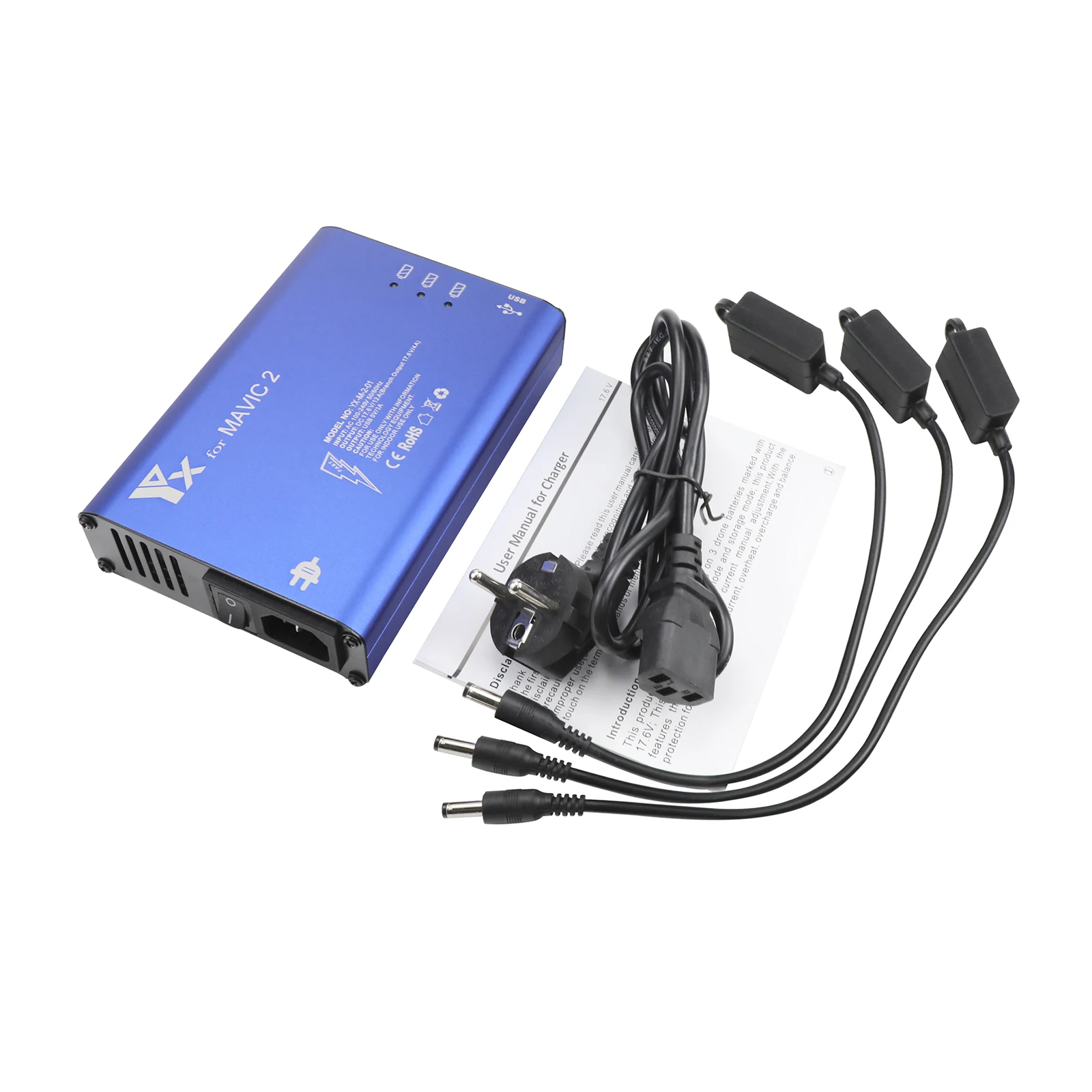 Chargeur Batterie DJI Mavic 2 Pro/Zoom 60min 17.6V 4.5A