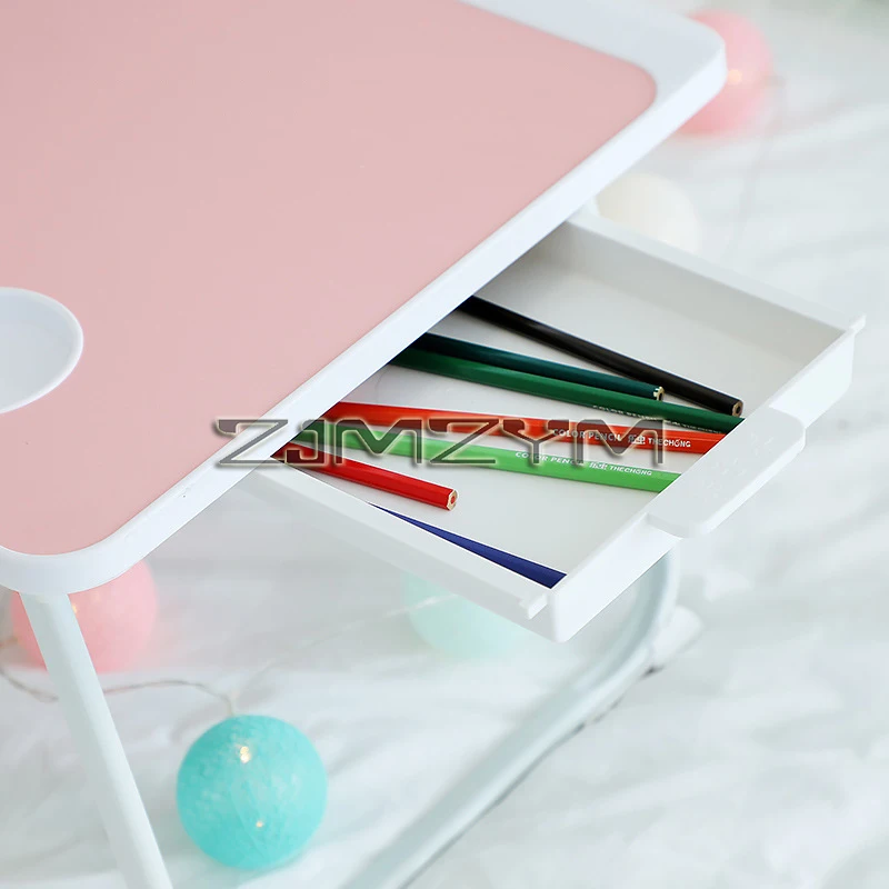 Multi-functional Dormitory Study Table Bedroom Balcony Sitting Desk Foldable Small Table Bed Desk Laptop Computer