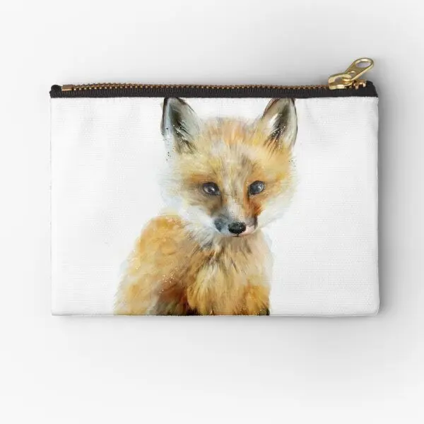 

Карманные мешочки Little Fox на молнии, чистые маленькие носки, кошелек, сумка для трусиков, мужские монеты, ключи, нижнее белье, упаковка для денег, косметика для женщин и мужчин
