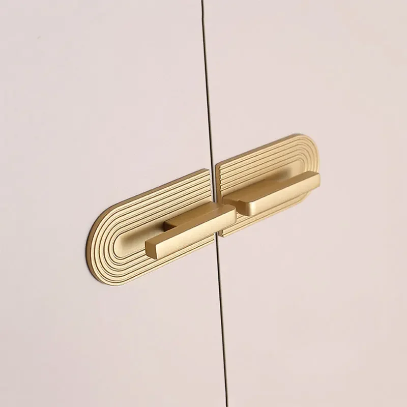 Description Picture 5 of itemGold Cabinet Handles and Knobs Bedroom Wardrobe Pulls Simple Zinc Alloy Furniture Hardware Kitchen Accessories 16/32mm