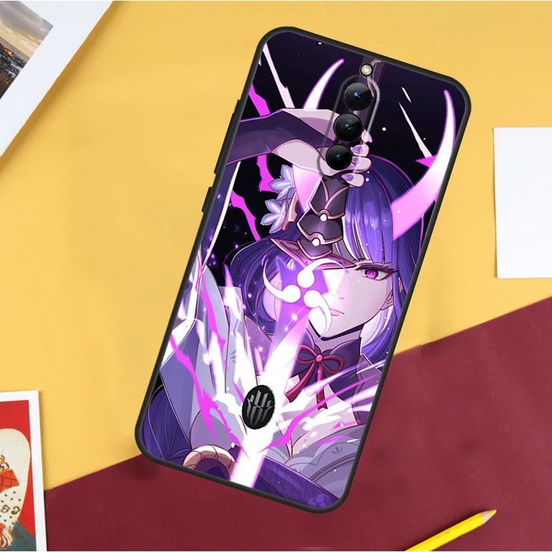 Raiden Shogun Genshin Impact Protective Phone Case