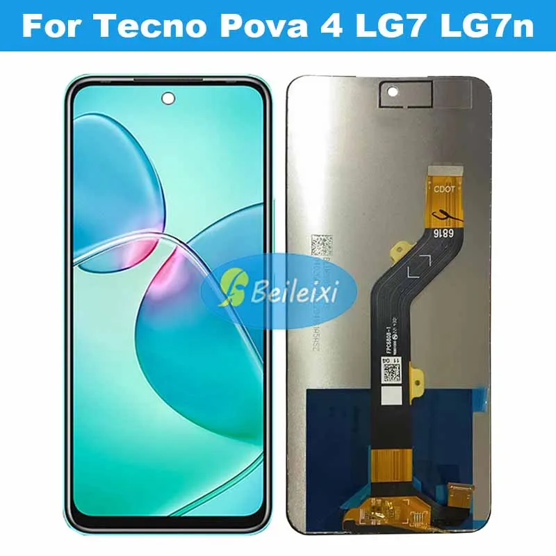 

For Tecno Pova 4 LG7 LG7n LCD Display Touch Screen Digitizer Assembly