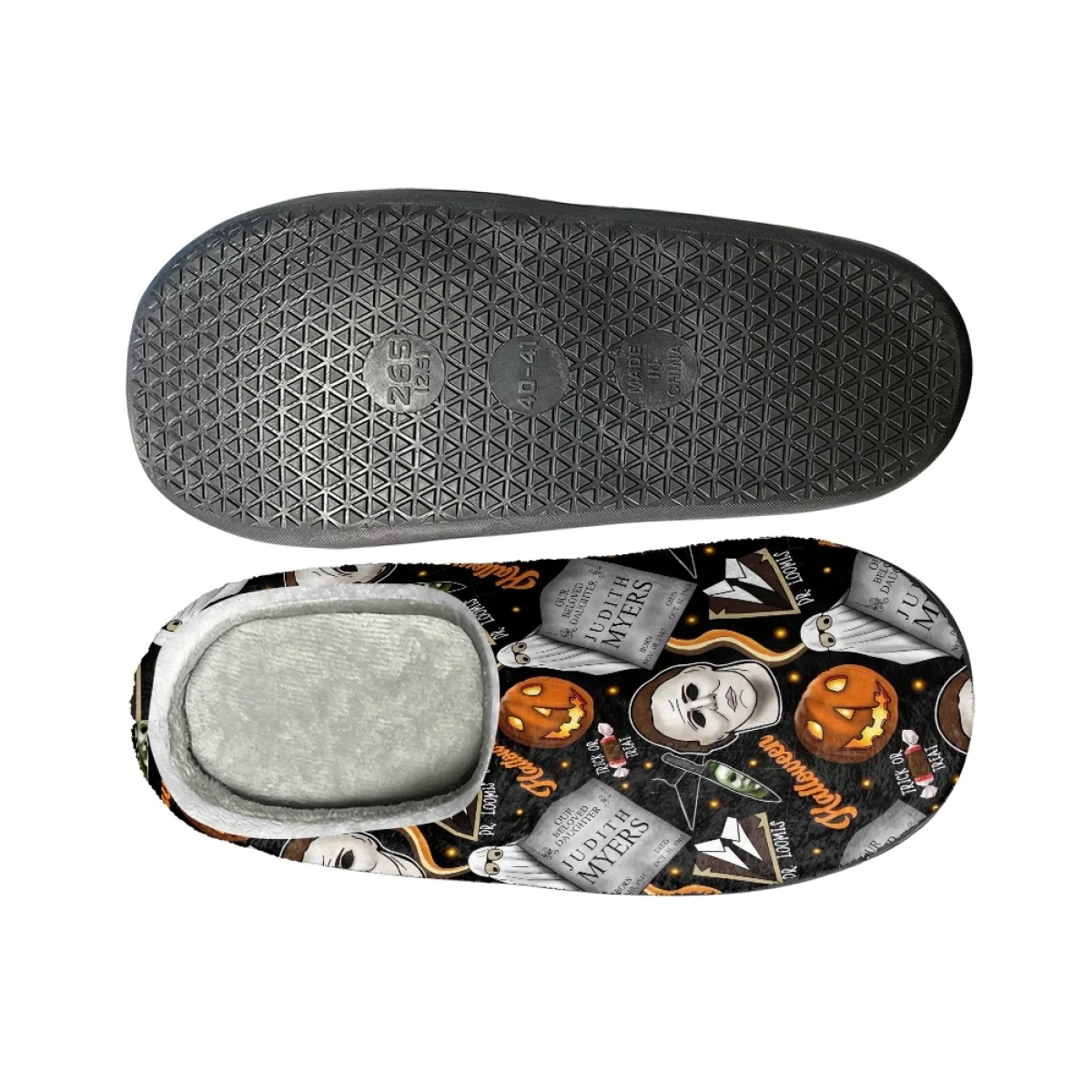 Hot Horror Movie Winter Slippers Dropshipping Non-slip Women Warm Cotton Slippers Casual Flats Warm Home Slides Zapatos Mujer