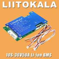 LIitoKala 10S/13S/16S/20S 36V 48V 60V 72V 20A/30A/50A batterie au Lithium BMS li-ion batterie panneau de protection d'équilibre 2