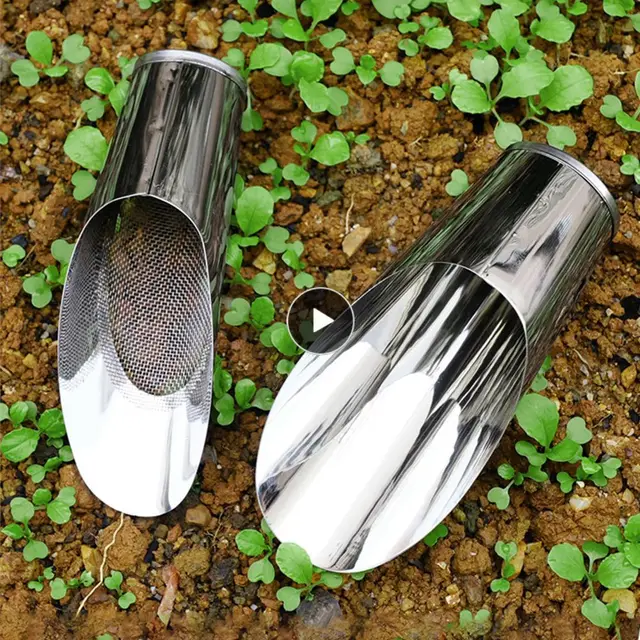 Húsos Rozsdamentes Acél Vödör Lapáthordó Műtárgy Hordó Lapát Virág Ültetési