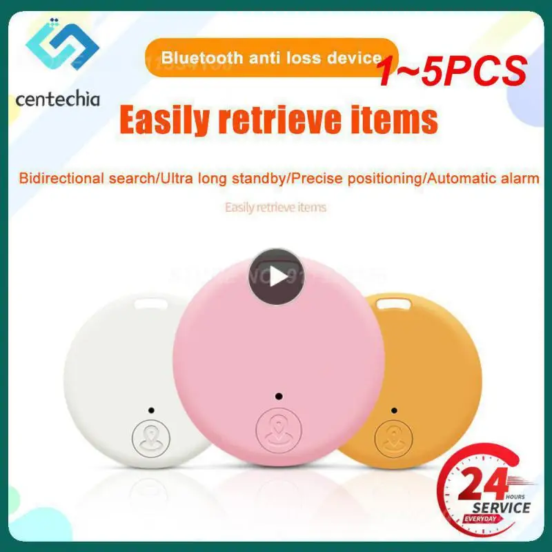 

1 ~ 5 шт. мини GPS-совместимый 5,0 трекер устройство против потери Круглый анти-потеря устройство для домашних животных Детская сумка отслеживание смарт-Искатель