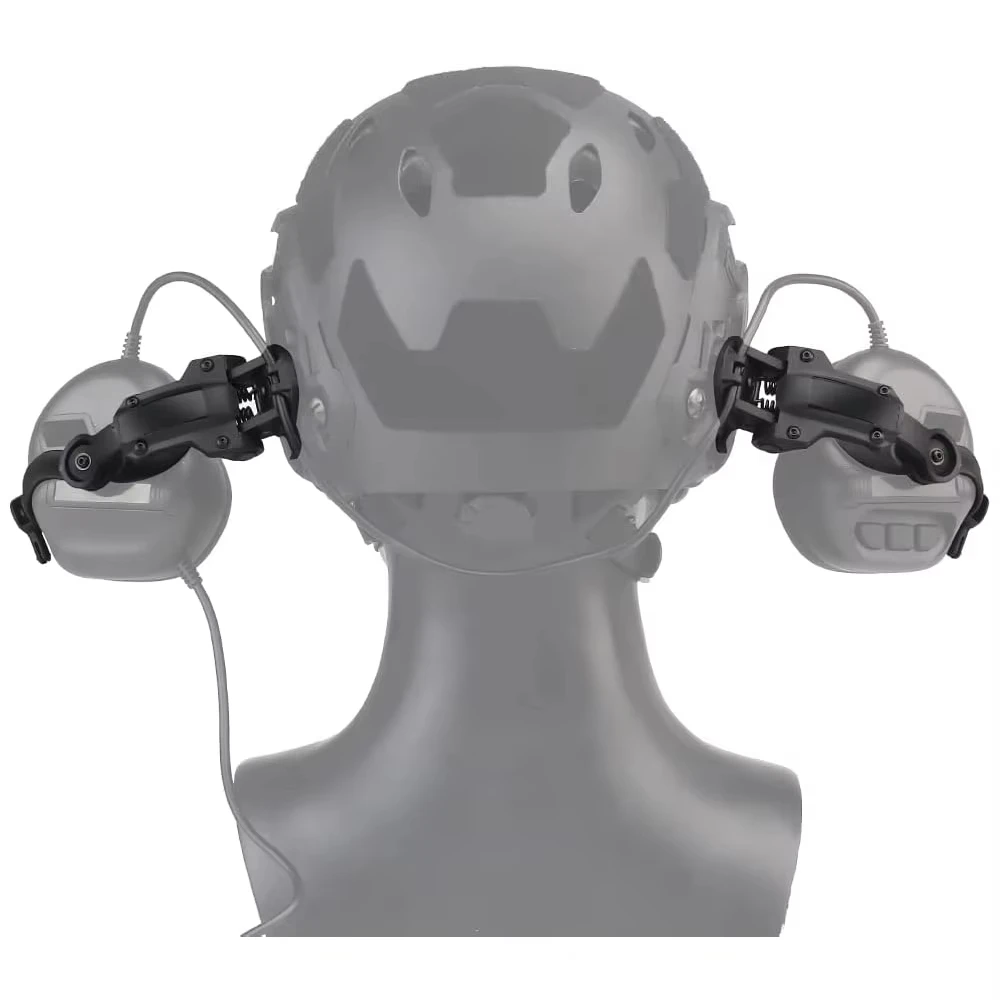 Tactical Headset Stand ARC Helmet Headphone Adapter Multi-angle Rotation Helmet Rail Adapter Kit Fit OPS Core ARC Rail tactical headset tactical headset bracket tactical helmet adapter tactical headset clip walkie talkie headset adapter