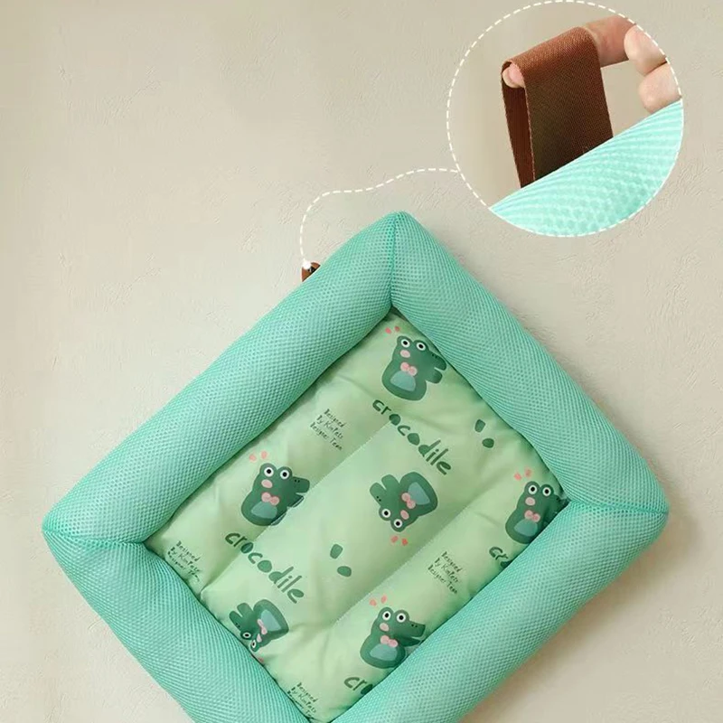 MADDEN  Summer Cooling Pet Cat Bed Cushion Ice Pad Dog Sleeping Square Mat for Puppy Dogs Cats Pet Kennel Top Quality Cool Cold 6