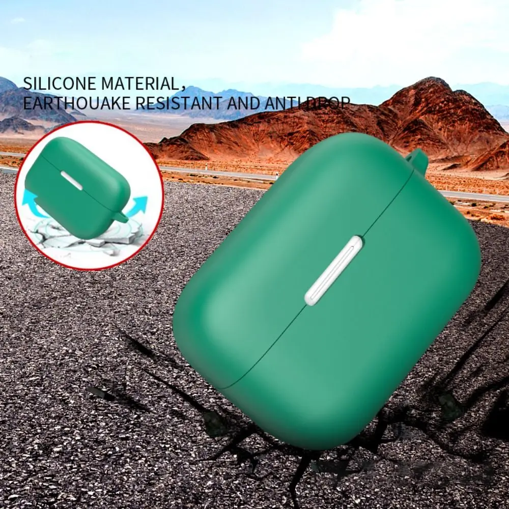 Silicone Earphone Case Dustproof Anti Drop Wireless Headphone Protective Cover Shockproof Colorful for Anker Soundcore AeroClip