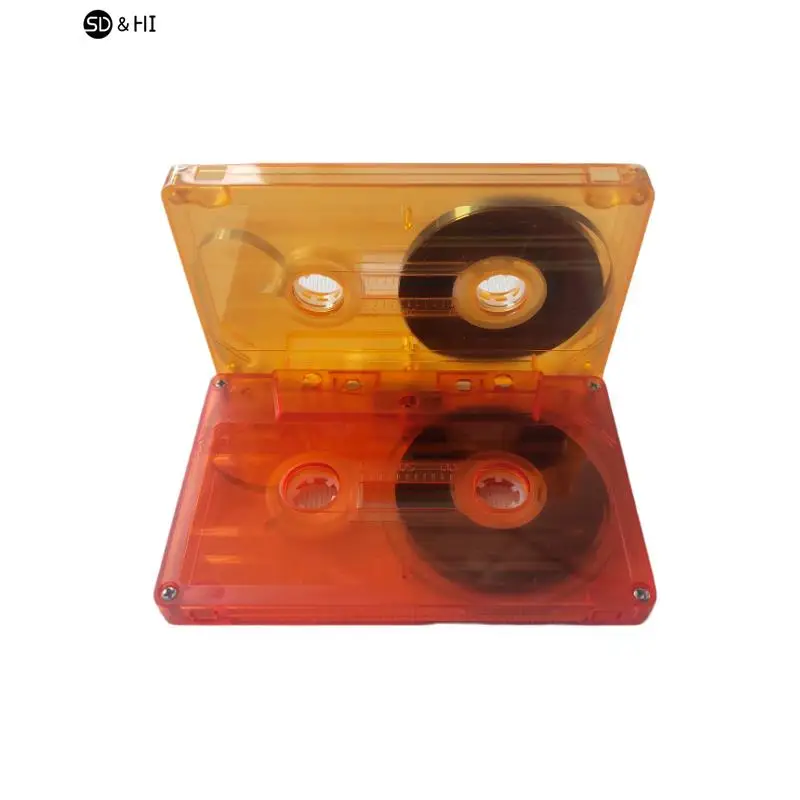 Standard Cassette Color Blank Tape Player with 45/90 Minutes Magnetic Audio Tape for Speech Music Recording Audio Tape Recorder
