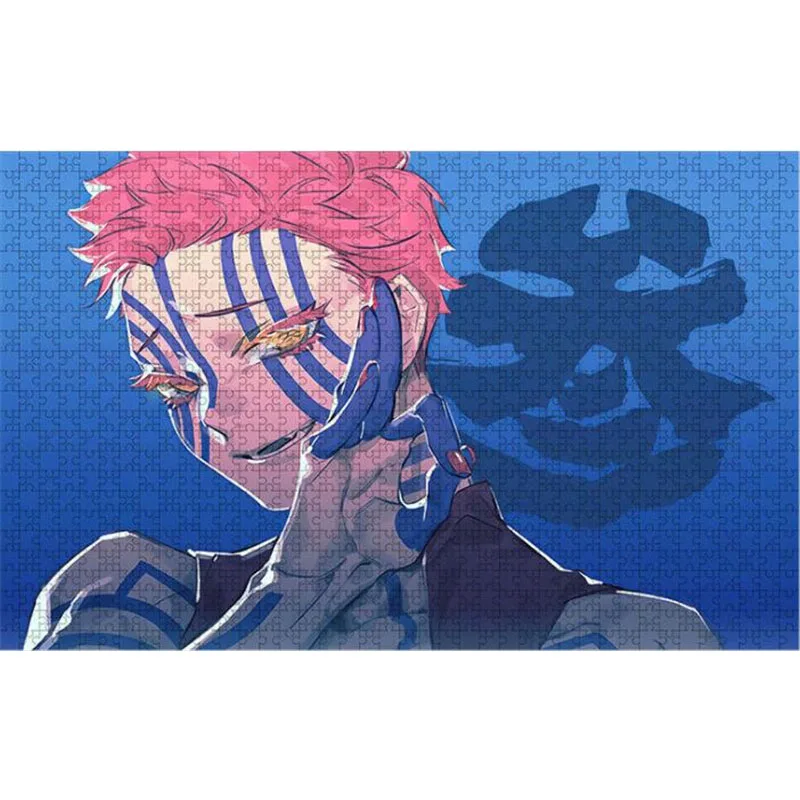 Kimetsu no Yaiba Jigsaw Puzzles 1000 Pieces Wooden Demon Slayer Puzzles For Adults Children Educational Toys Gifts 5