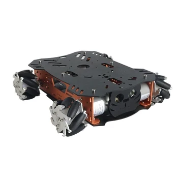 10-25Kg di Carico RC Serbatoio Metallo Mecanum Ruota Robot Auto per Arduino Robot Kit FAI DA TE con 12V Encoder Motore Ps2 Kit Robot Programmabile