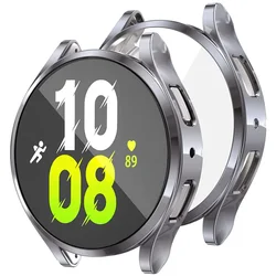 Premium TPU Protective Case with Full Cover Bumper and Screen Protector for Samsung Galaxy Smartwatches (Grey 08)