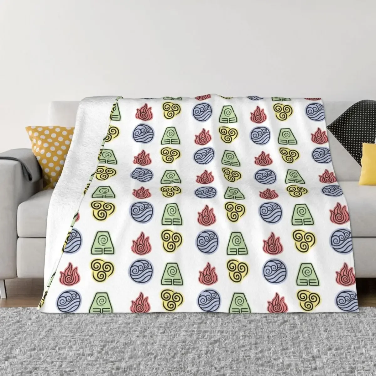 

Avatar The Last Airbender Anime Plot Action Blankets Fleece All Season Warm Throw Blanket for Bedding Outdoor Bedspreads