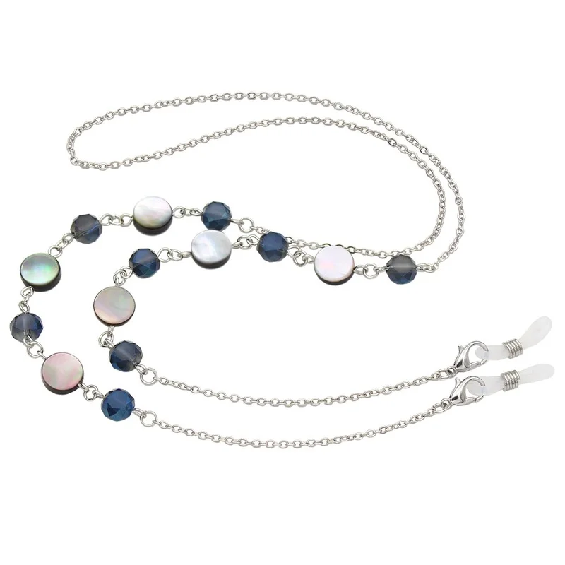 

Shell Pendant Eyeglasses Chain Beaded Glasses Chains Cute Trend Women Sunglasses Accessory European Necklaces Mask Hanging Rope