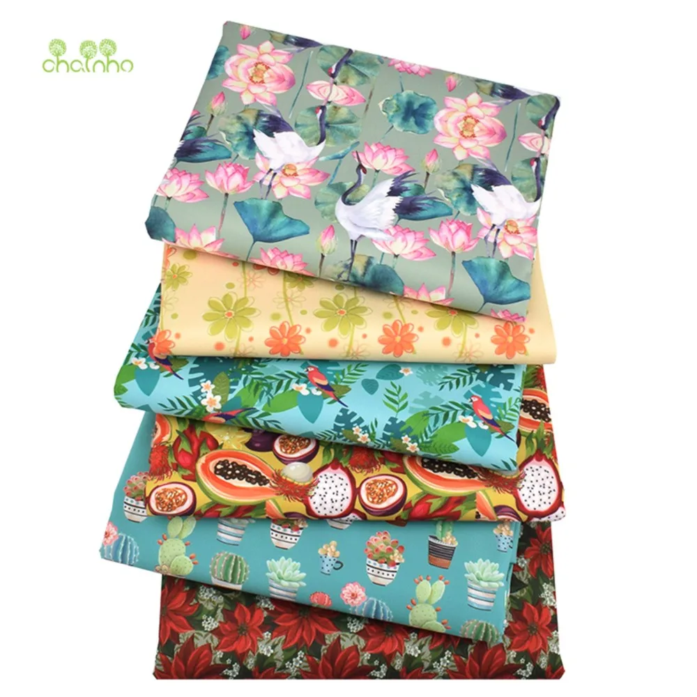 

Chainho,Digital Printing Waterproof Fabric,DIY Quilting & Sewing Material,Floral & Cartoon Serie,For Suitcase,Handbag,Tablecloth