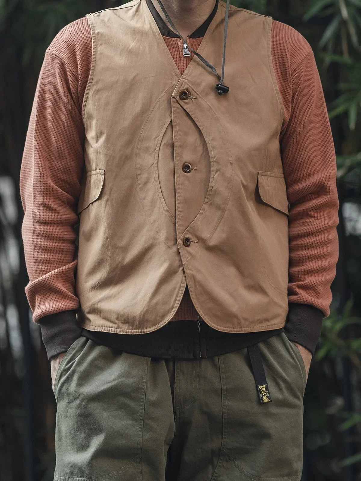 Non Stock Half Moon Pocket Hunting Vest Outdoor Climbing Hiking Casual Waistcoat 2