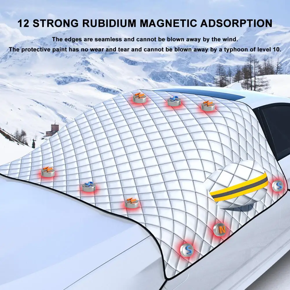 Magnetic Anti-frost And Anti-freeze Snow Cover For Automobile Snow Gear In  Winter