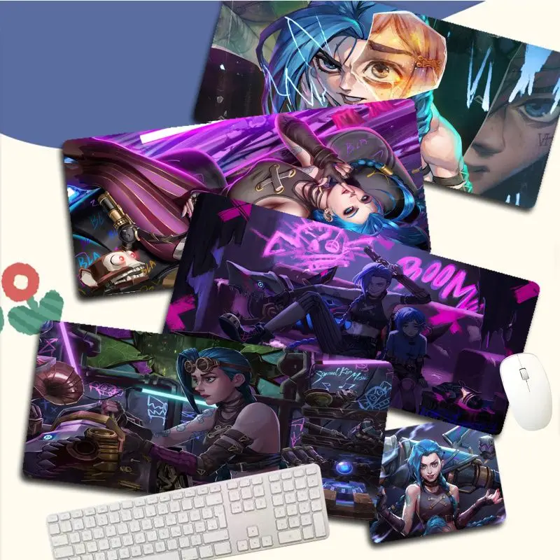 

Jinx Mousepad Boy Pad Natural Rubber Gaming mousepad Desk Mat Size for Gameing World of tanks CS GO Zelda