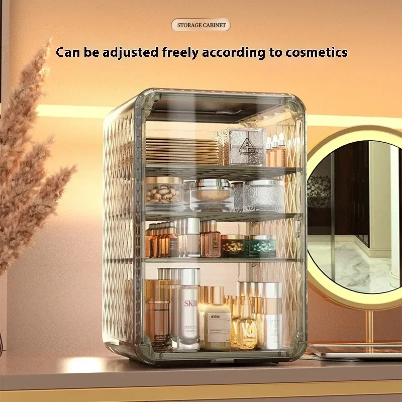 Transparent Cosmetic Box Makeup Jewelry Drawer Multifunctional New Large Luxury Desktop Cosmetic Storage Box Home Organizer Box 4