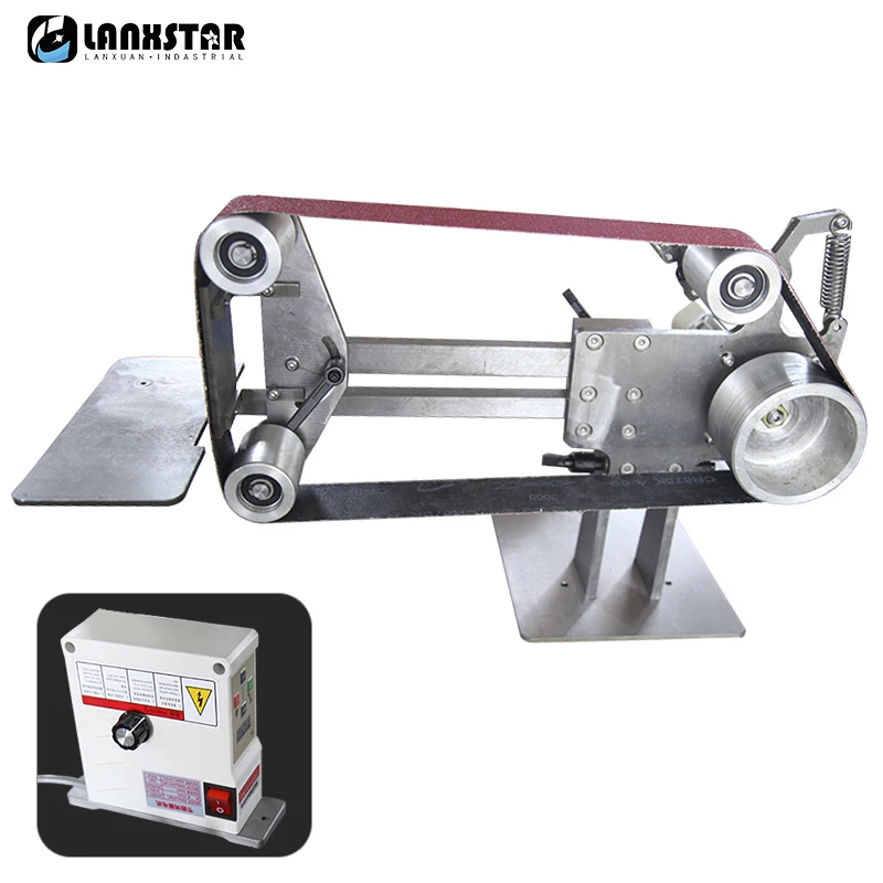 1200x50mm Belt Grinder Machine 750W Industrial Grade Vertical & Horizontal Belt Sander Polisher