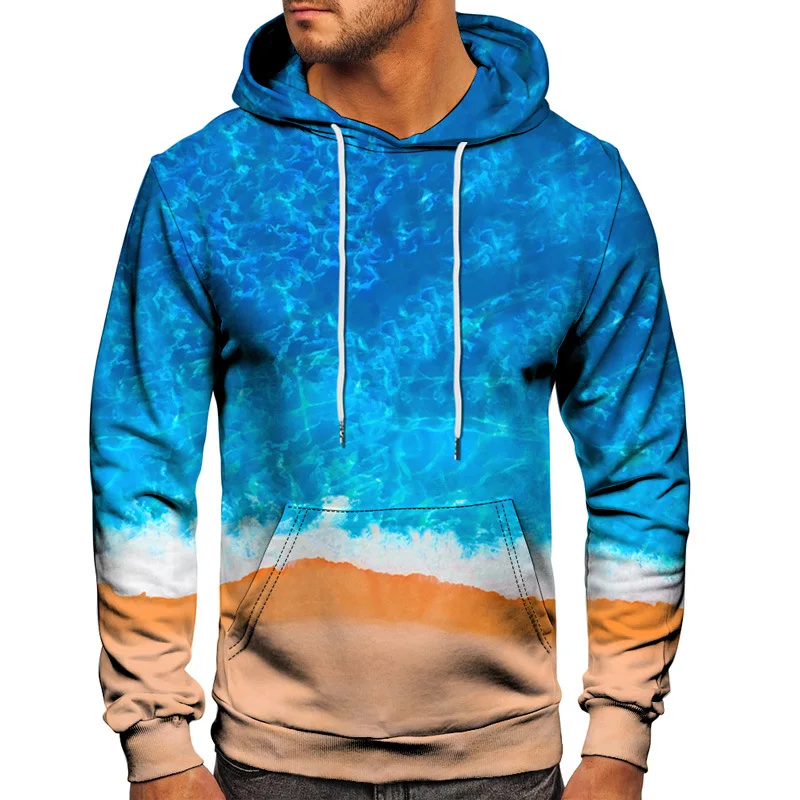 

Mens Fashion 3D Hoodies Galaxy Astronaut Surf Wave Printing Pullover Unisex Sportwear Hooded Sweatshirt Oversized S-6XL Clothing