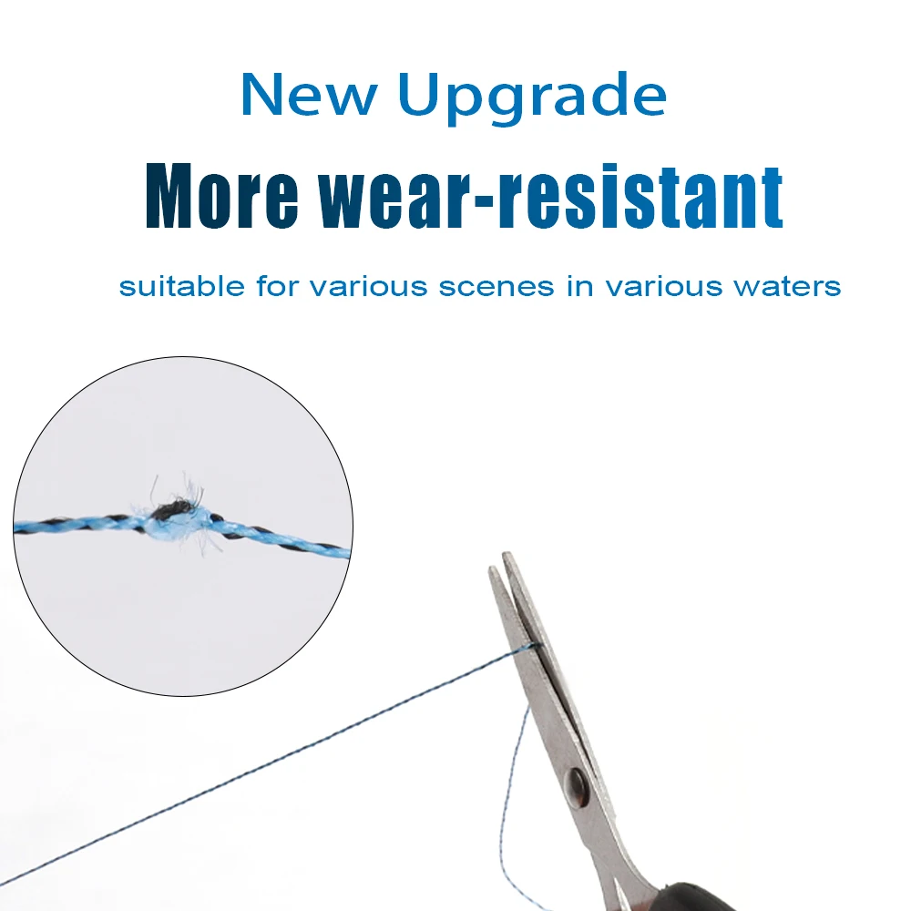 FTK 114M 스펙클 PE 브레이드 와이어 낚싯줄 4 가닥 0.16mm-0.35mm 15LB-45LB 일본 초강력 멀티필라멘트 섬유 라인