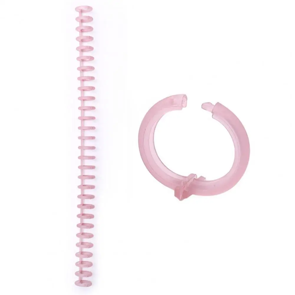 5Pcs  Loose-leaf Binder Ring Delicate Cuttable Loose-leaf Binding Strip Detachable DIY Binding Strip