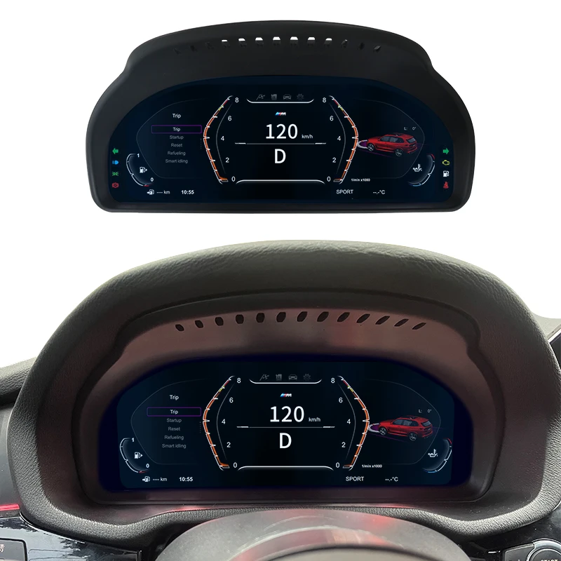 LCD Digital Panel Speedometer Screen Instrument Cluster Retrofit Car