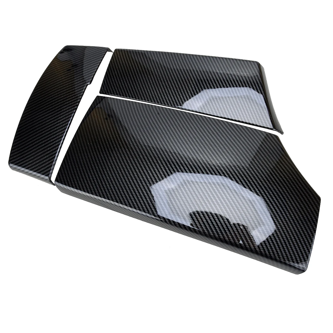 

Внутренняя Центральная консоль подлокотник панель коробка для хранения отделка черный углеродное волокно стиль ABS Подходит для BMW 5 серии E60 2004-2010 LHD