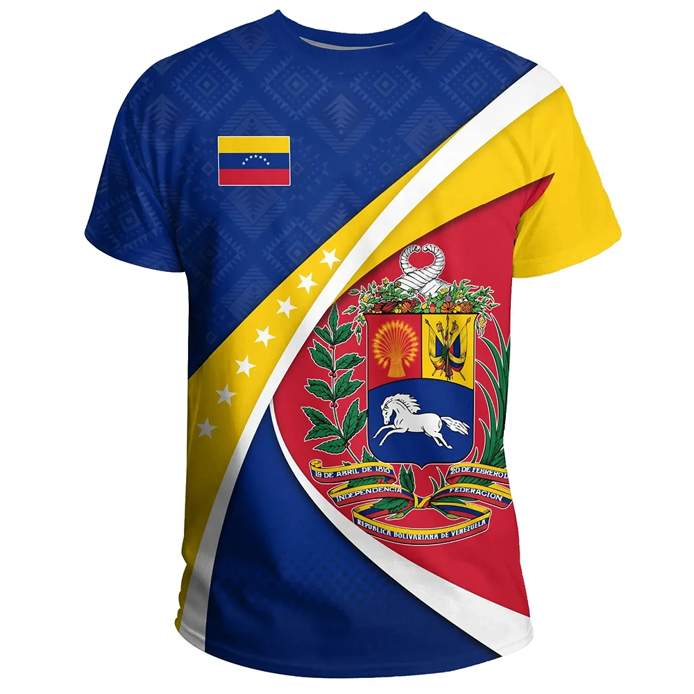 Vlag Van Venezuela Print Vrouwen Korte Mouw Pyjama Set