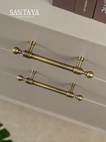 Santaya มือจับตู้ครัว ตู้เสื้อผ้า ลิ้นชัก มือจับเฟอร์นิเจอร์ สีบรอนซ์ 6